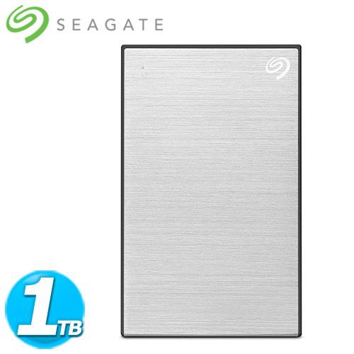 Seagate希捷 Backup Plus Slim 2.5吋 1TB 星鑽銀(STHN1000401)