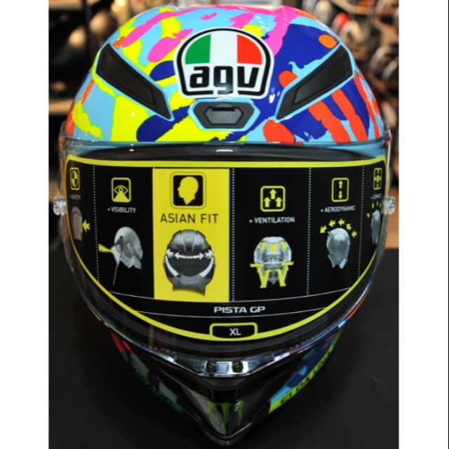 AGV PISTA GP ~ ROSSI Limited Edition Misano 2014 手掌帽