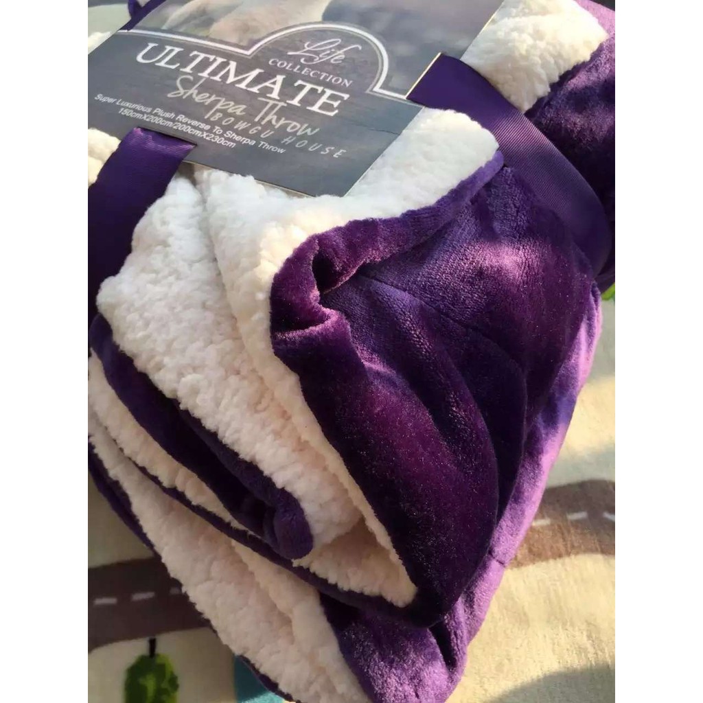 ULTIMATE超柔羊羔絨毛毯雙層加厚法蘭絨毯子 降價了！只要1000！