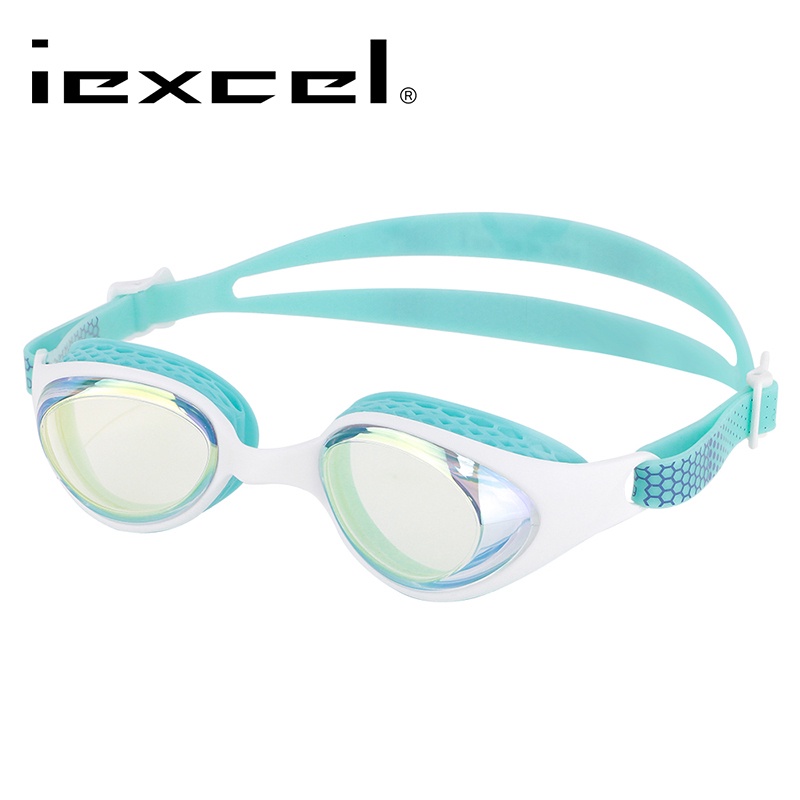 【iexcel】 蜂巢式抗眩光專業光學度數泳鏡 VX-961