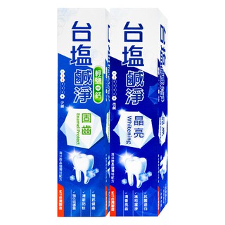 臺鹽 鹹淨牙膏150g(固齒/晶亮)