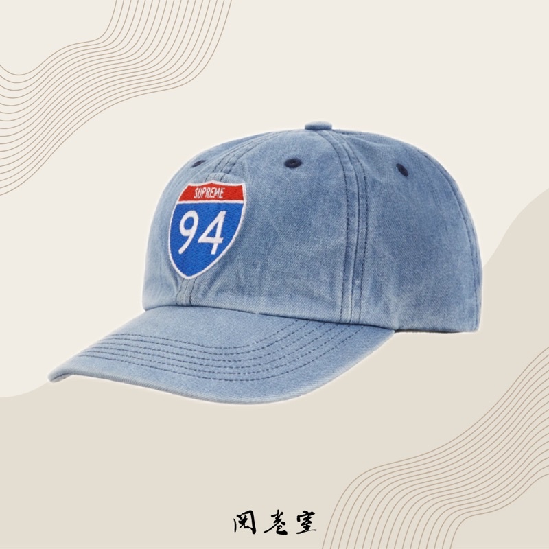 《閱卷室》【現貨】Supreme cap 帽子 帽 老帽 鴨舌帽 六分割帽 六分割 棒球帽 男 男生