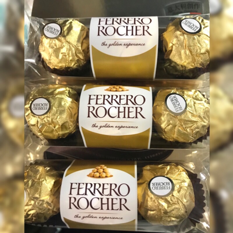 拆盒零售🎉金莎 巧克力 三粒裝🍫意大利 費列羅 Ferrero Rocher 好市多