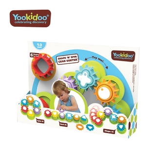 Yookidoo 以色列 探索系列-多元形狀配對齒輪【YODEE優迪】