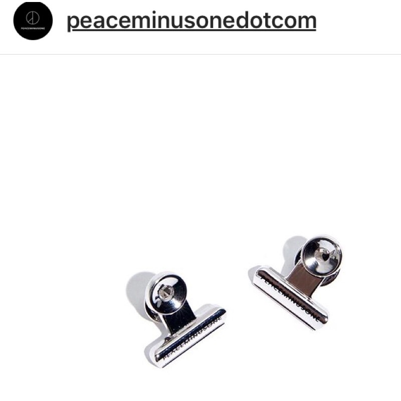 官方正品 權志龍 GD Peaceminusone PMO 夾子 造型 徽章 0819紀念日 新上架