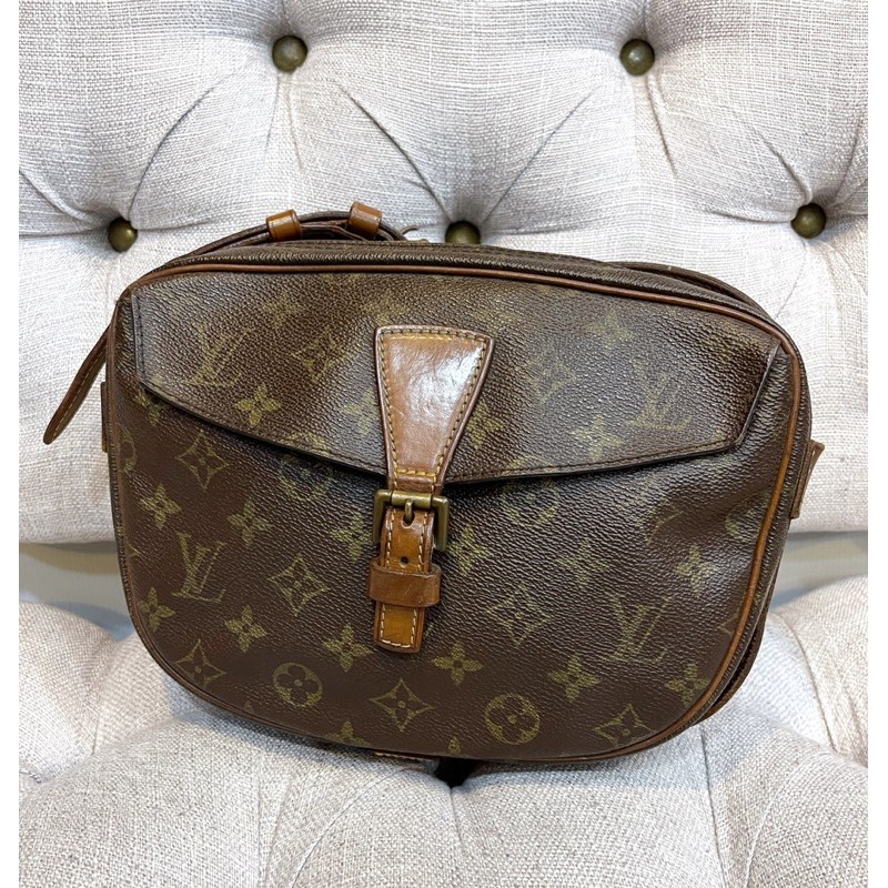 Lv 二手真品 vintage 古董 原花 蘋果包 馬鞍包 石頭包 斜背包