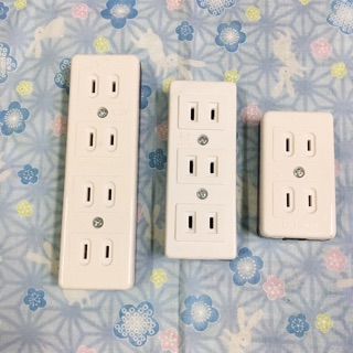 明插座 2孔 3孔 4孔 延長線插座 DIY