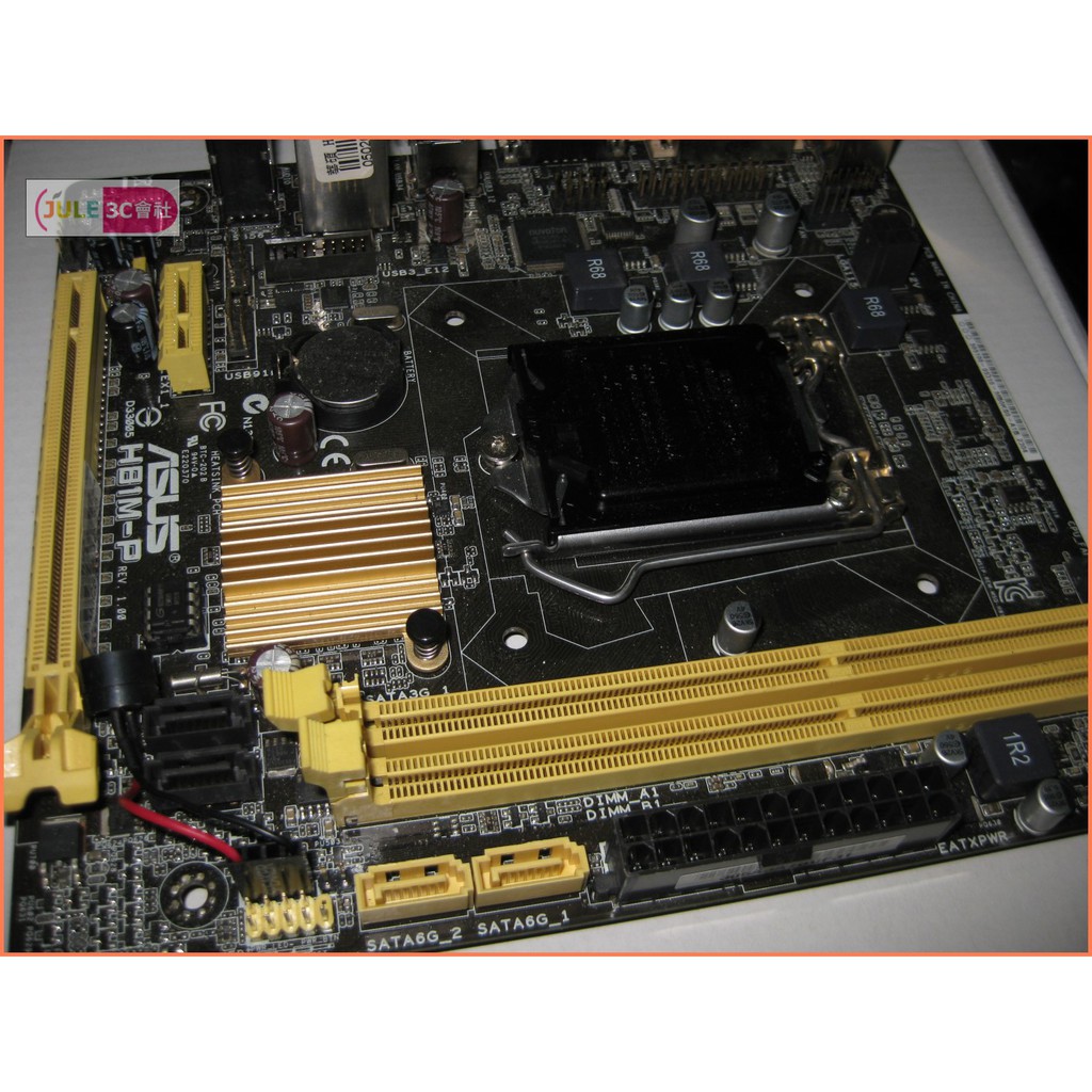 JULE 3C會社-華碩ASUS H81M-P H81/DDR3/效能最佳化/EPU/uATX/1150 主機板
