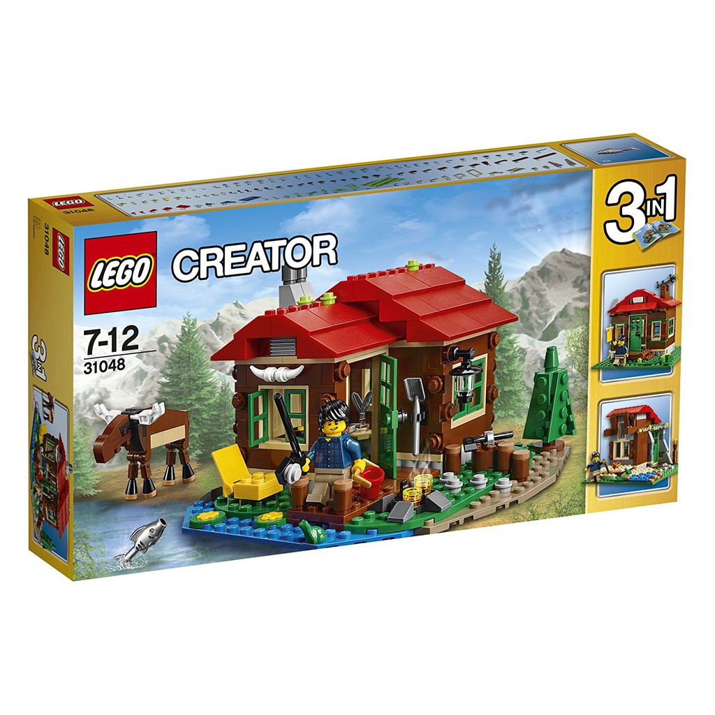 ［想樂］全新 樂高 LEGO 31048 Creator 三合一創意 湖畔小屋