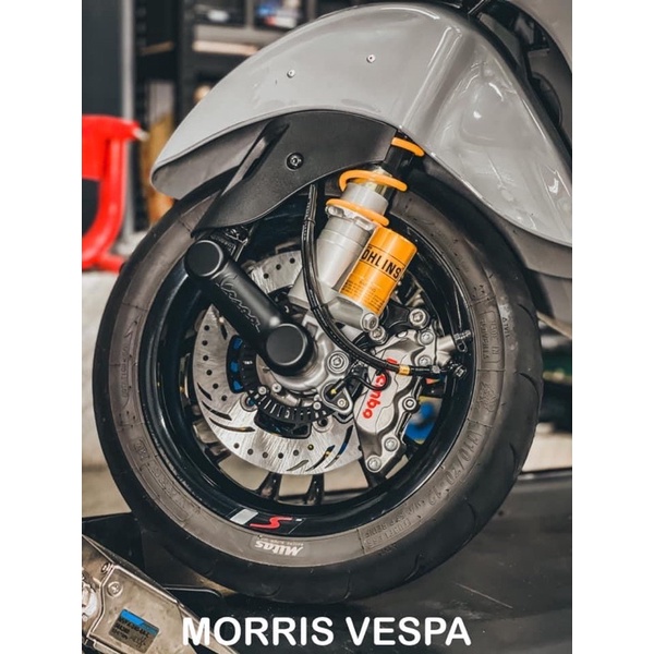 ［ Morris Vespa ] R mini 卡鉗座 對四卡座 brembo 轉接座 卡座 春天 衝刺 GTS GTV