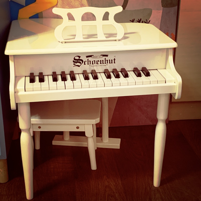 Schoenhut平台玩具鋼琴/30鍵 二手白色
