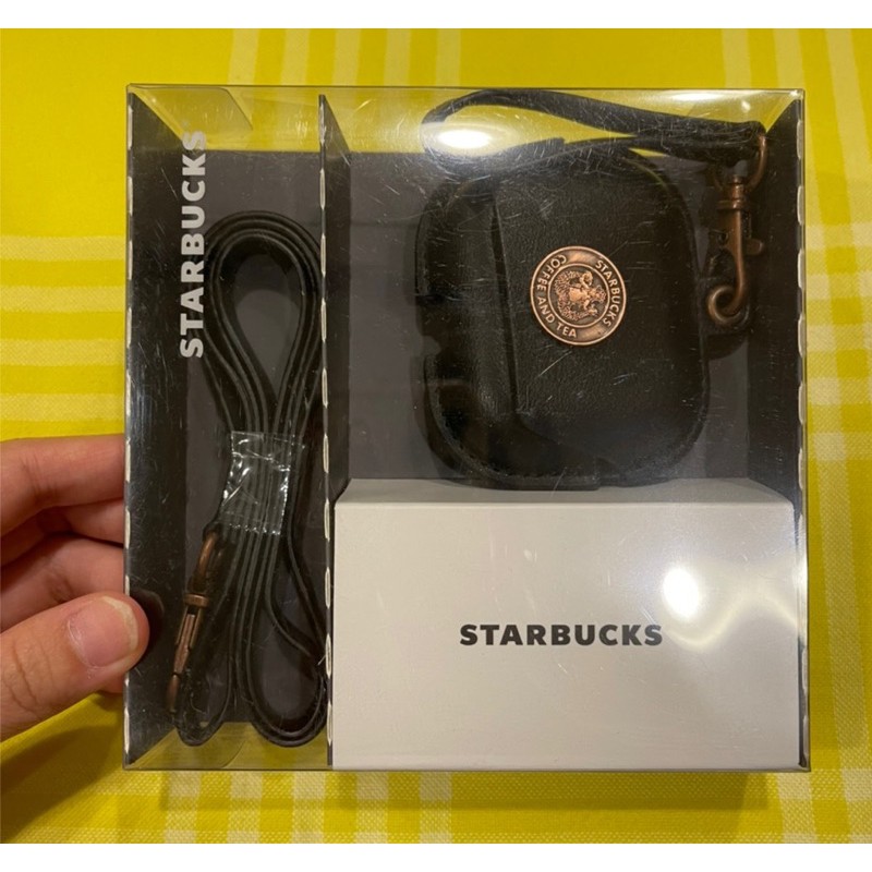 [絕版現貨］星巴克starbucks 銅章女神AirPods Pro保護套(黑色)