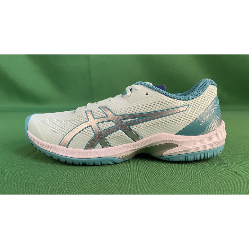 【宏明體育】ASICS 亞瑟士 女款網球鞋(湖水綠) 1042A080-301