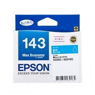 EPSON NO.143 高印量XL 藍色墨水匣(T143250)