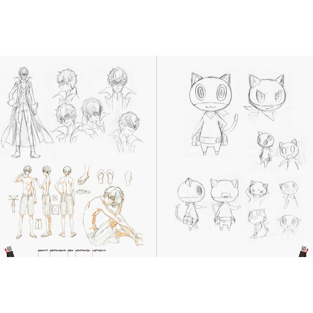 Tp小屋 全新 日文畫冊女神異聞錄5 Persona 動畫畫集art Works 蝦皮購物
