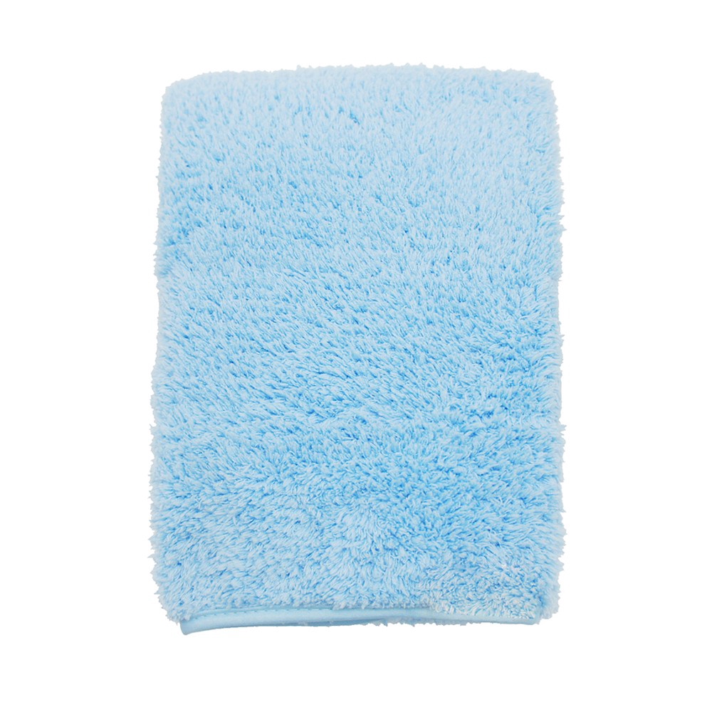 HOLA 極超細纖維素色毛巾 藍37x75cm