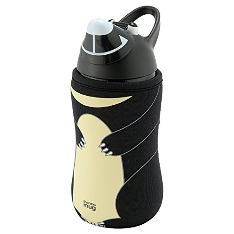 (日本超人氣) Animal Bottle 亞洲黑熊 不鏽鋼水杯 380ml 保溫保冷 Thermo Mug【久大文具】