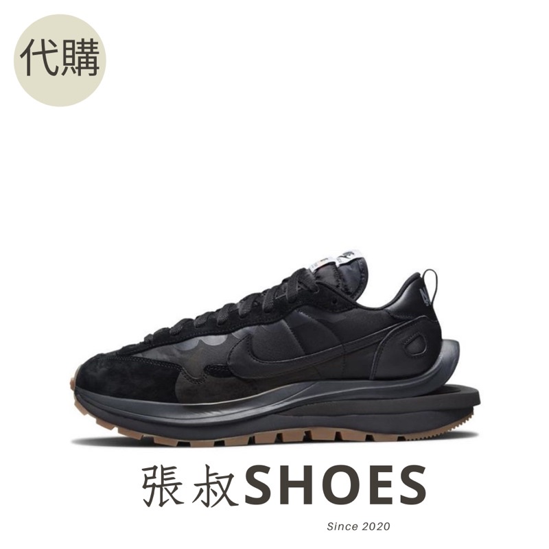 張叔SHOES / Nike Sacai vaporwaffle - 黑魂(DD1875-001)