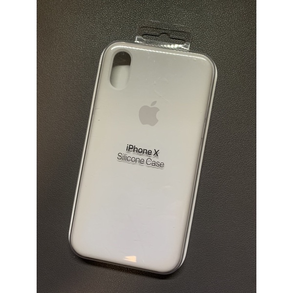 Apple iPhone X 原廠矽膠保護殼