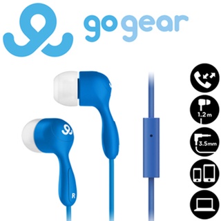 【GoGear 】GEP2005 入耳式線控耳機內建麥克風