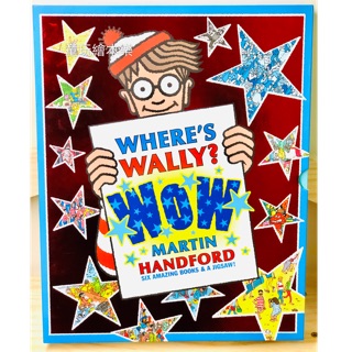 現貨《童玩繪本樂》一套六本贈拼圖 Where’s Wally WOW Collection 威利在哪裏 平裝本盒裝套書