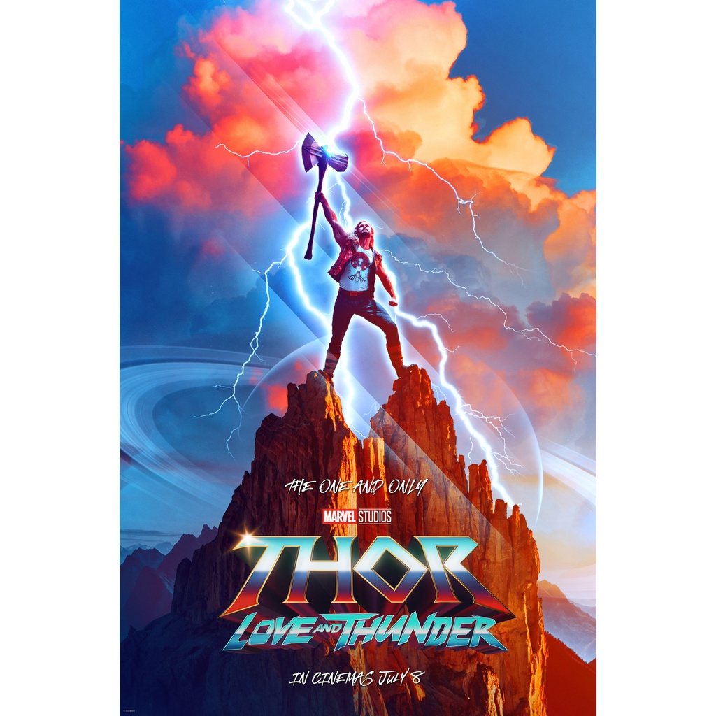 《雷神索爾4：愛與雷霆》A3壓膜電影海報 Thor: Love and Thunder