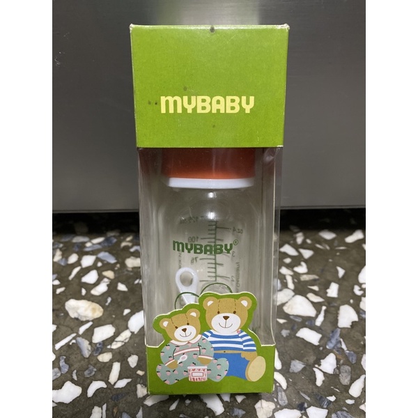 全新 愛的世界 MYBABY 德國製造硼矽玻璃奶瓶 125ml