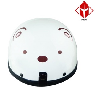 華泰 K-831/K831 SG-3 安全帽 角落碗公帽 白熊大臉-白 半罩 單帽子 不含鏡片《淘帽屋》