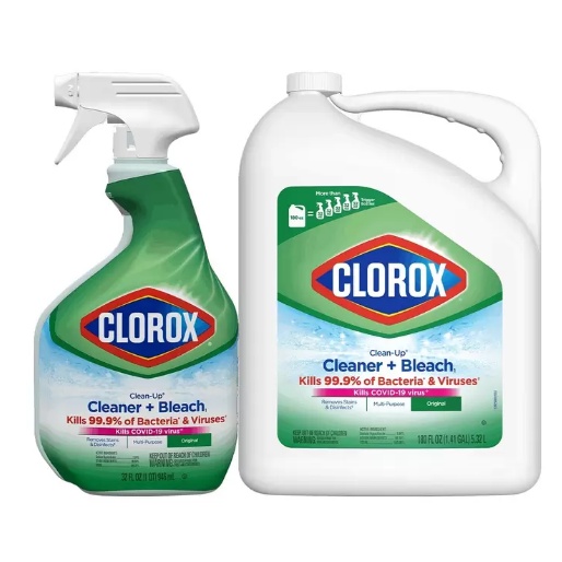 Clorox 高樂氏 漂白清潔劑 噴槍瓶 946毫升 + 補充瓶 5.32公升 #913437