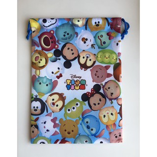【彩購屋】現貨 日本進口 迪士尼 茲姆茲姆 TSUM TSUM 束口袋 收納袋 小物袋 便當袋 雜物袋 拉繩縮口袋