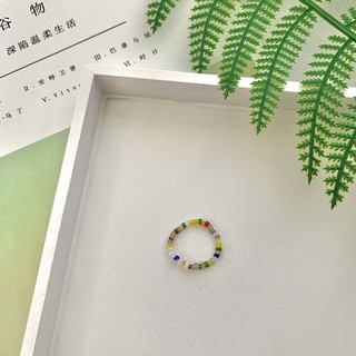 ❗️現貨 （Mindy推薦同款）彩色小串珠戒指