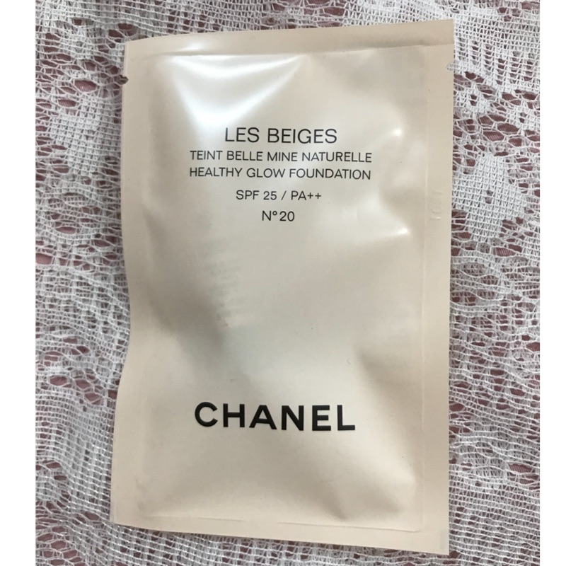 香奈兒Chanel 時尚裸光水慕絲粉底2.5ml SPF25/PA++