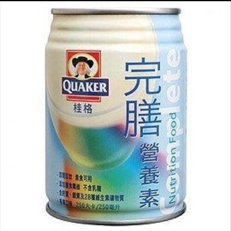 桂格香草 完善營養素250ml/罐 ㄧ箱24罐