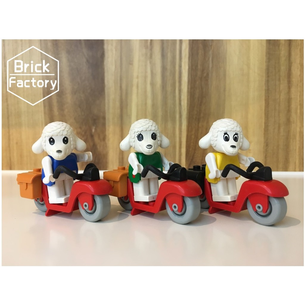 《Brick Factory》二手 復古 懷舊 樂高 LEGO 機車 摩托車 動物人偶用 Fabuland