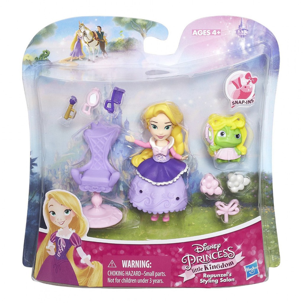 Disney 迪士尼 - Hasbro 長髮公主 樂佩 迷你公主及配件遊戲組