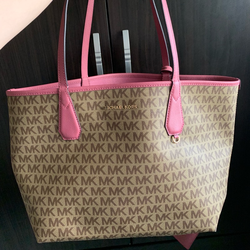 正品 Michael Kors 雙面托特包 MK 9成五新