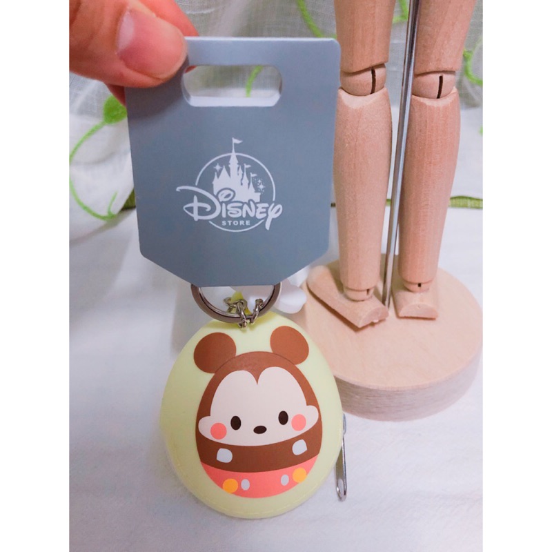 日本迪士尼 Disney 米奇 Mickey Q版拉鏈小包 零錢小包鑰匙圈