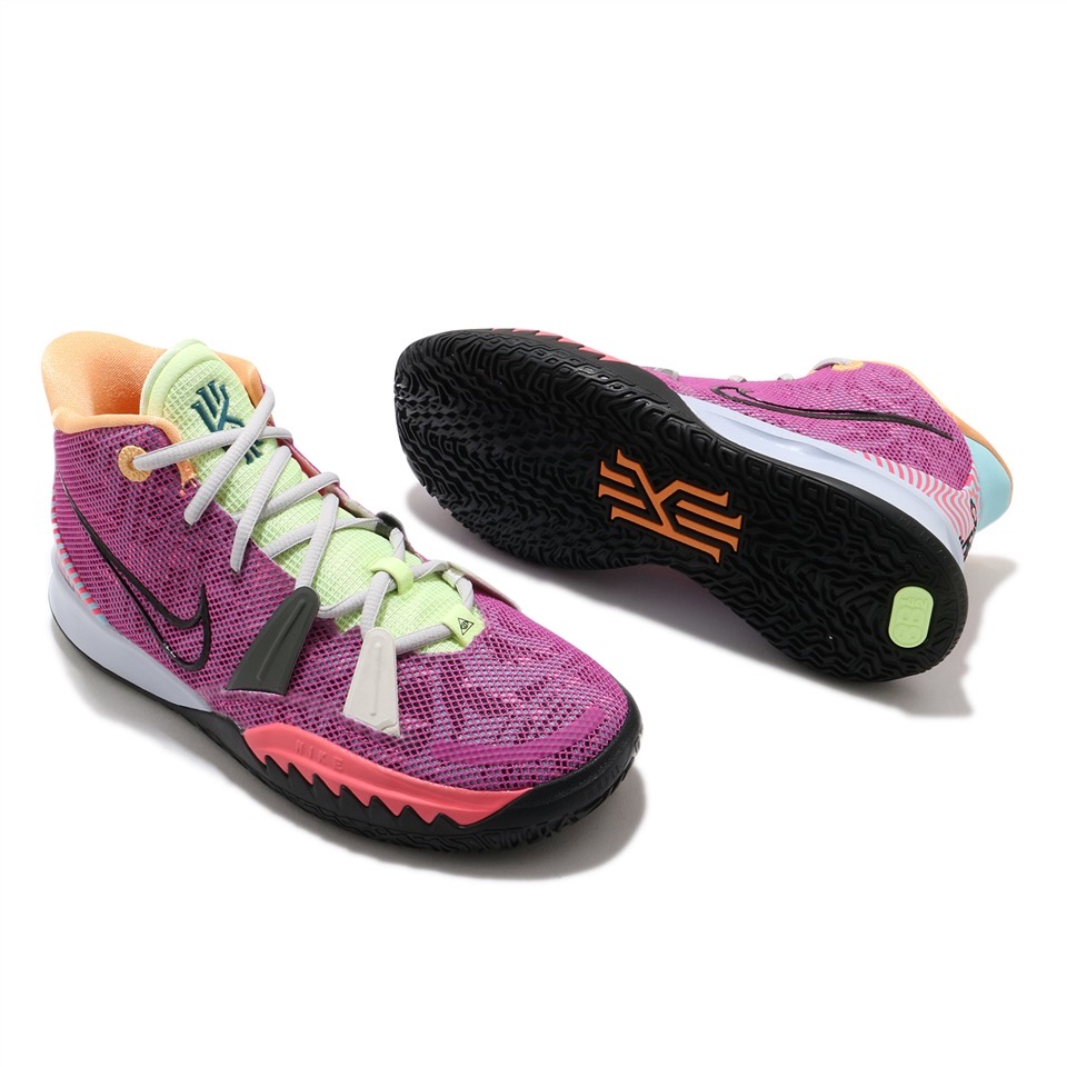 Nike Kyrie 7 GS 大童鞋 女籃球鞋 桃紅紫 CT4608601