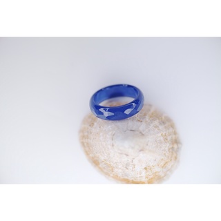 INSET) IRIS DESIREE CLAESSENS 藍色玻璃戒指 RING STONE #08