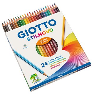 義大利 GIOTTO STILNOVO 學用六角彩色鉛筆(24色) 256600