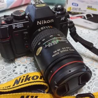 二手 Nikon F501 + 28-80mm 1:3.5-4.5 鏡頭(鏡頭壞了)