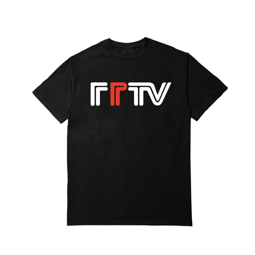FairPlay FPTV 黑 短袖T恤 純棉 印花 休閒 美牌 上衣 短T S/S