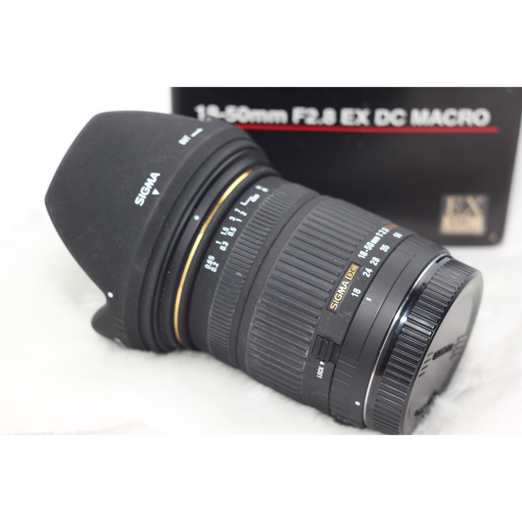 Sigma 18-50mm F2.8 EX DC MACRO HSM 公司貨 For:Canon
