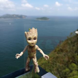 【現貨特賣】復聯盟銀護衛隊 二代樹人 格魯特 groot 手辦公仔 汽車公仔 車載擺件 車內用品 人偶模型 玩偶景品擺設