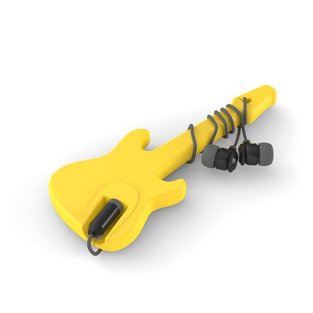 搖滾吉他造型 耳機線收納 集線器/捲線器(gibson,fender)