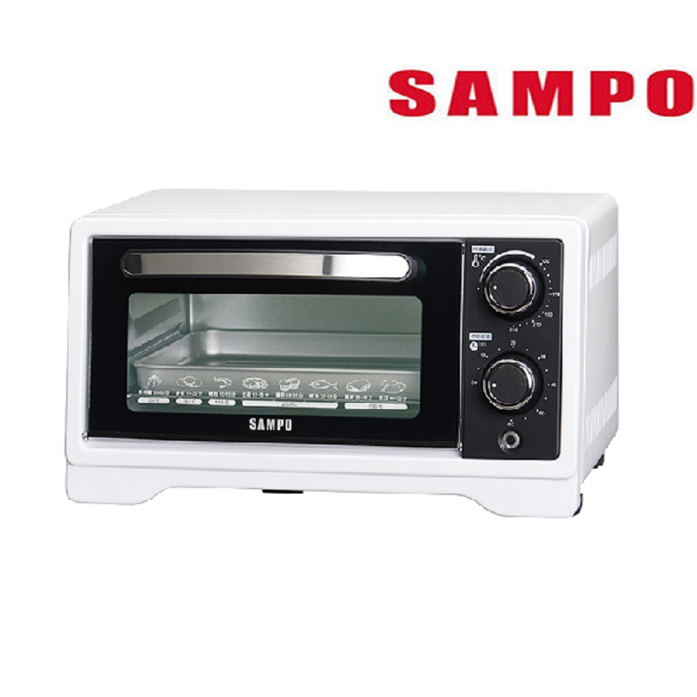 SAMPO 聲寶- 9L旋鈕式定時溫控烘烤電烤箱 KZ-XF09  廠商直送