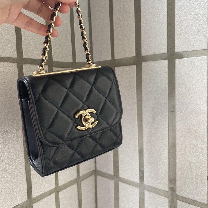 ［限時優惠！當天出貨］Chanel Trendy cc mini 黑色✨