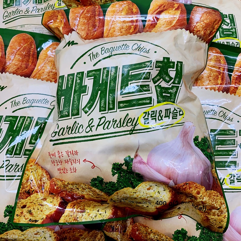 韓國 奶油香蒜麵包餅乾