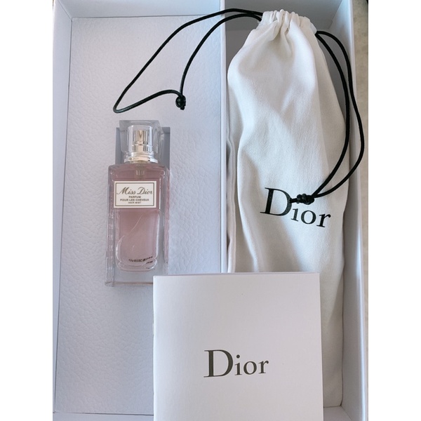 全新Dior 迪奧 Miss Dior髮香組：髮香噴霧30ml/豬鬃護髮梳/防塵袋