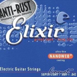 小新樂器館 | Elixir頂級電吉他弦（12002）(09-42)NANOWEB【Elixir吉他弦專賣店/進口弦】